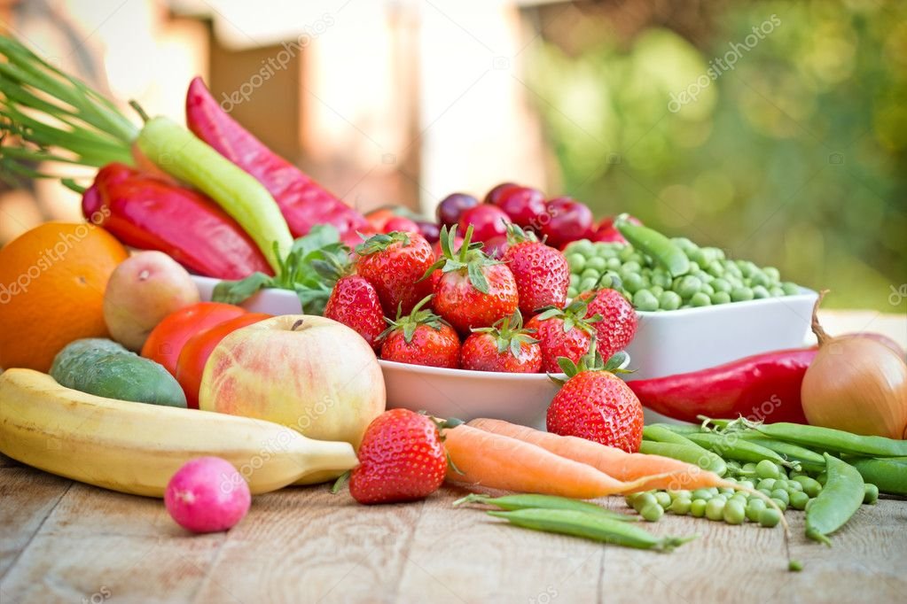 depositphotos 51378741 stock photo organic fruits and vegetables